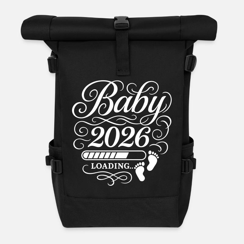 Baby 2026 Loading - Rolltop Rucksack - Schwarz