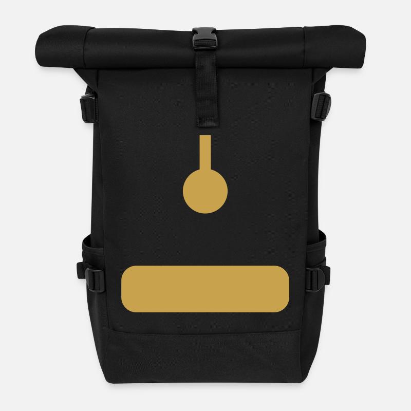 Arcade Joystick Gold - Sac à dos roll top - noir