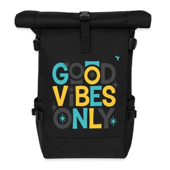 Bonnes Vibrations Uniquement ! - Sac à dos roll top - noir - Devant