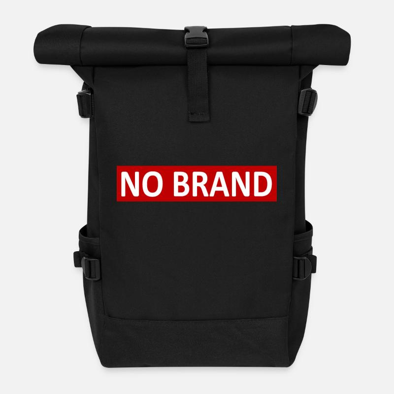 NO BRAND - Rolltop Rucksack - Schwarz