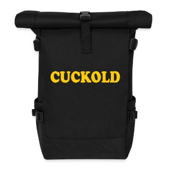 Cuckold - Roll Top Backpack - black - Front