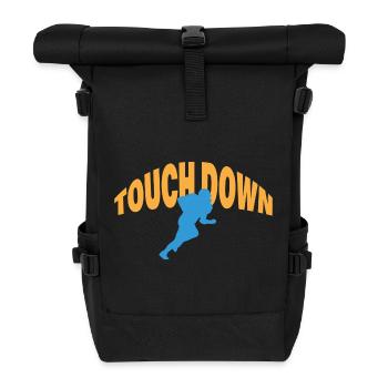 TOUCH DOWN - Rolltop Rucksack - Schwarz - Vorne