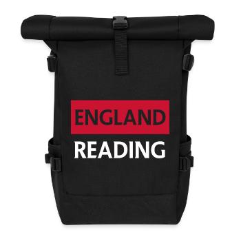 Englische Literatur Briefdesign - Rolltop Rucksack - Schwarz - Vorne