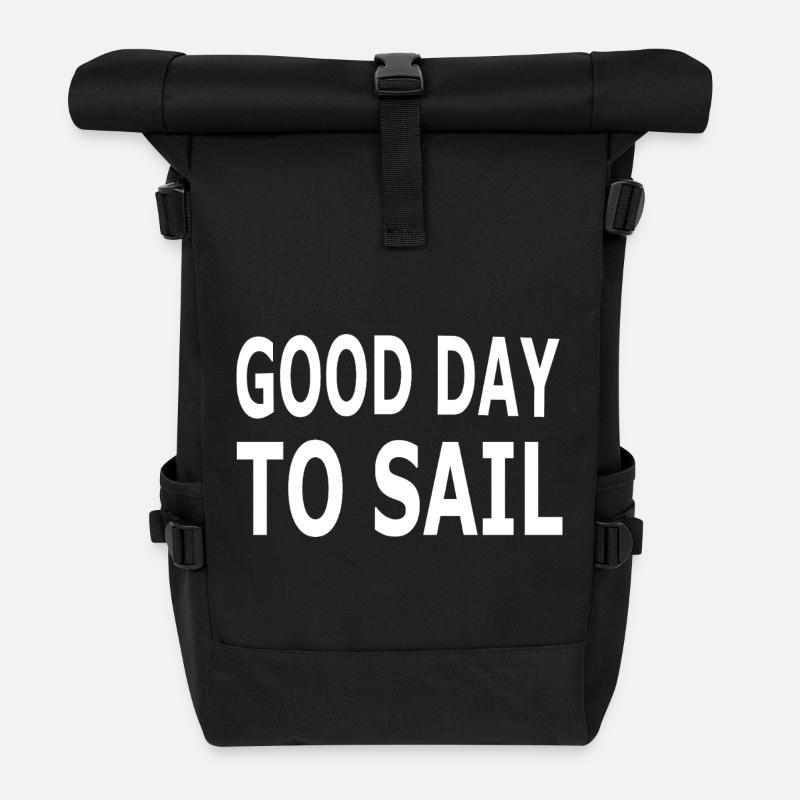 Voile - Sac à dos roll top - noir