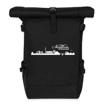 Nordhorner Skyline - Rolltop Rucksack - Schwarz - Vorne