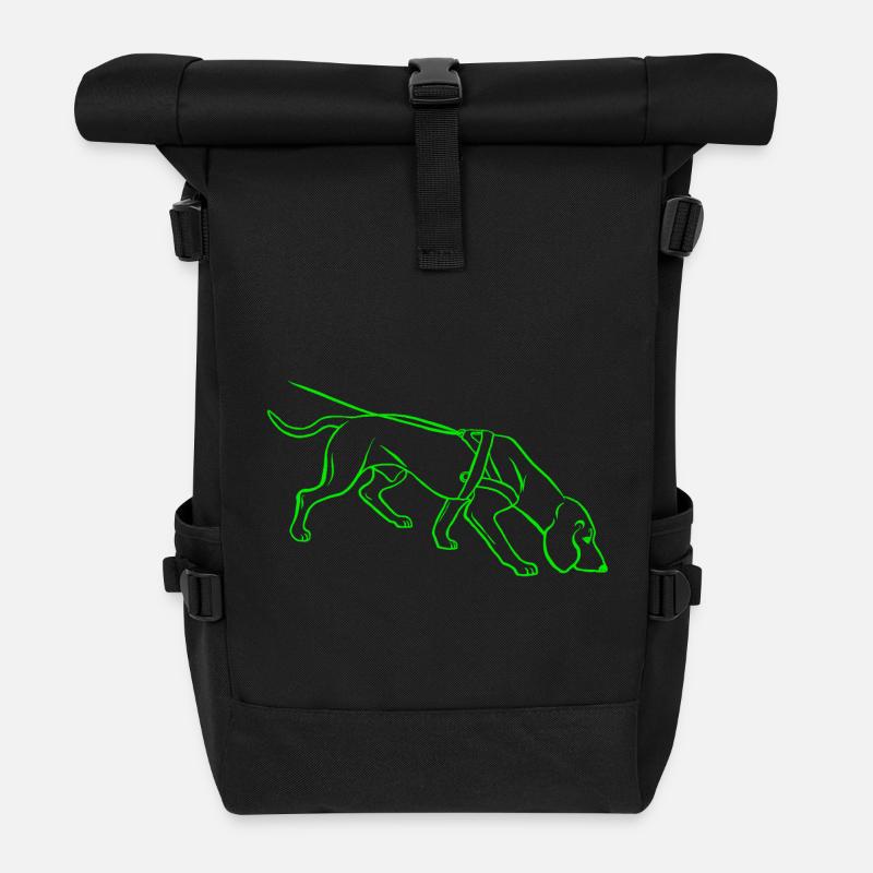 Nachsuche - Rolltop Rucksack - Schwarz