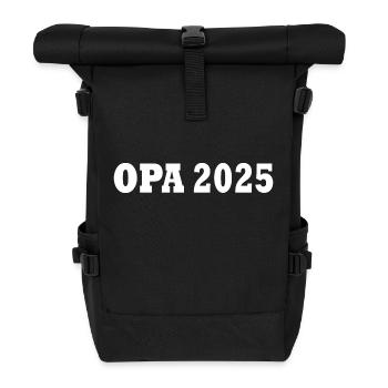 opa 2025 - Rolltop Rucksack - Schwarz - Vorne
