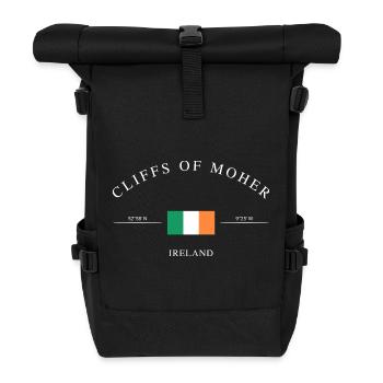 Souvenirs et cadeaux de vacances des falaises de Moher en Irlande - Sac à dos roll top - noir - Devant