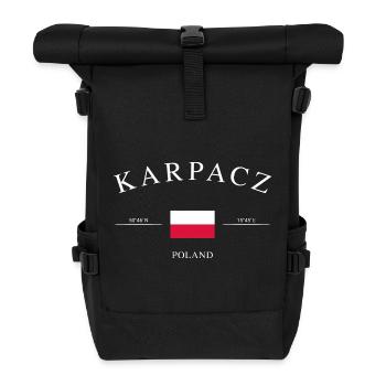 Karpacz Polen – Urlaub Souvenir & Geschenk - Rolltop Rucksack - Schwarz - Vorne