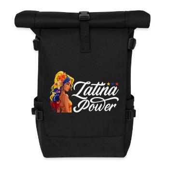 Drapeau du Venezuela Fierté & Maison Venezuela - Sac à dos roll top - noir - Devant