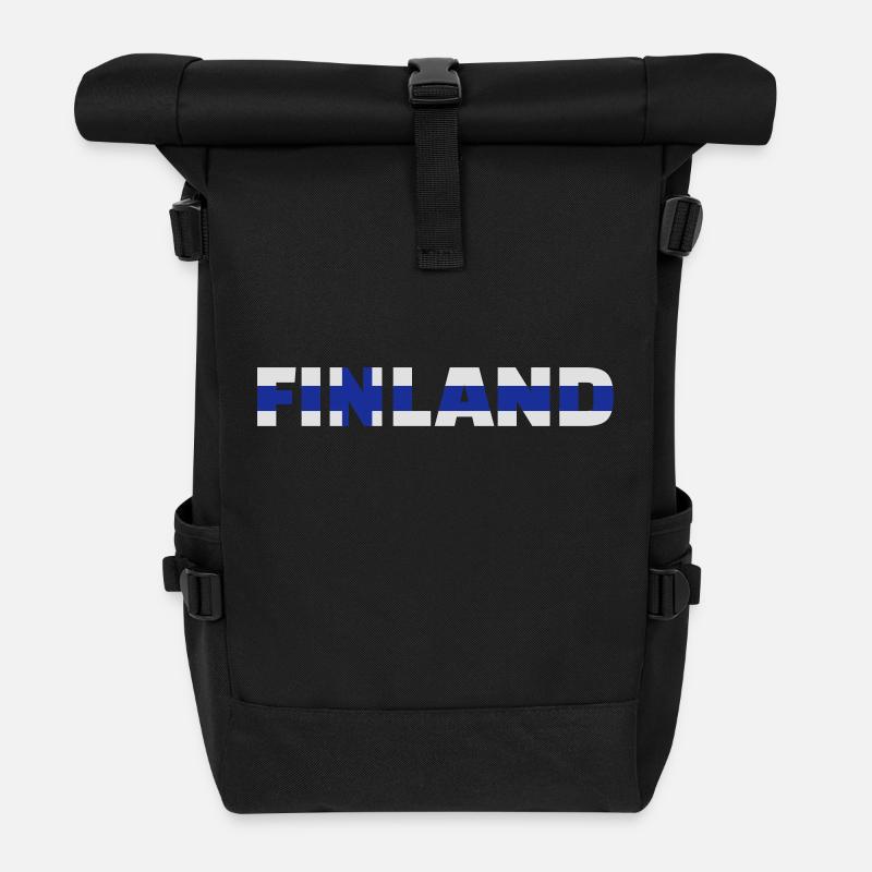 Finland - Sac à dos roll top - noir