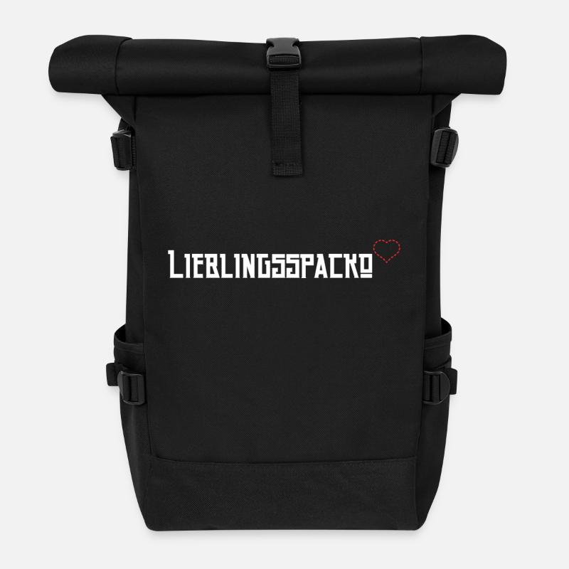 Spacko - Rolltop Rucksack - Schwarz