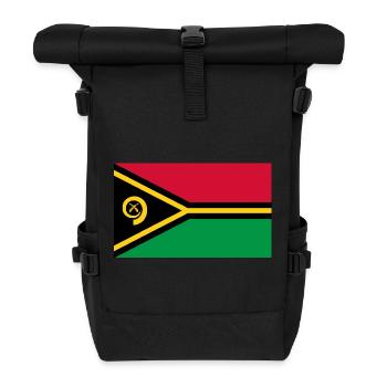 Vanuat - Rolltop Rucksack - Schwarz - Vorne