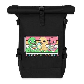 Speech Therapy Speech Therapist Speech Therapist - Roll Top Backpack - black - Front
