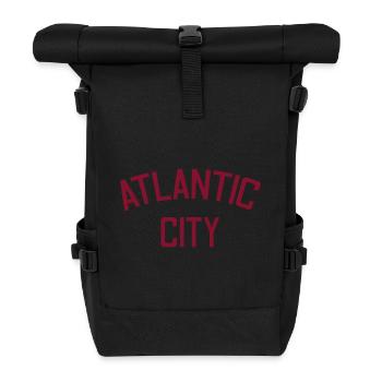 Atlantic City - Est. 1854 - New Jersey - USA - Rolltop Rucksack - Schwarz - Vorne