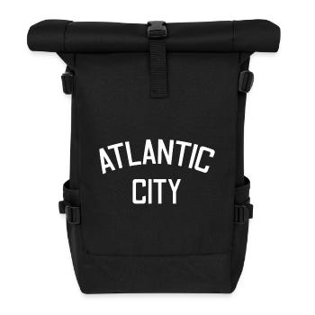 Atlantic City - Est. 1854 - New Jersey - USA - Rolltop Rucksack - Schwarz - Vorne