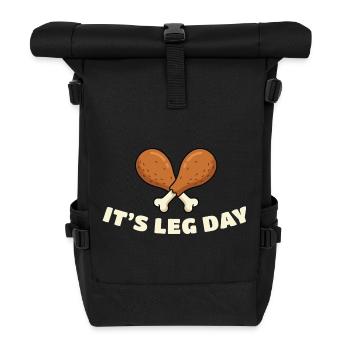 Leg Day Drumsticks Duo - Roll Top Backpack - black - Front