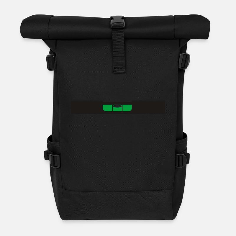 Wasserwaage - Rolltop Rucksack - Schwarz