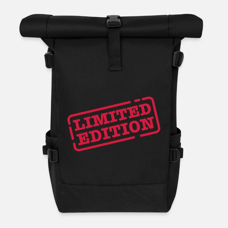 limited edition - Rolltop Rucksack - Schwarz