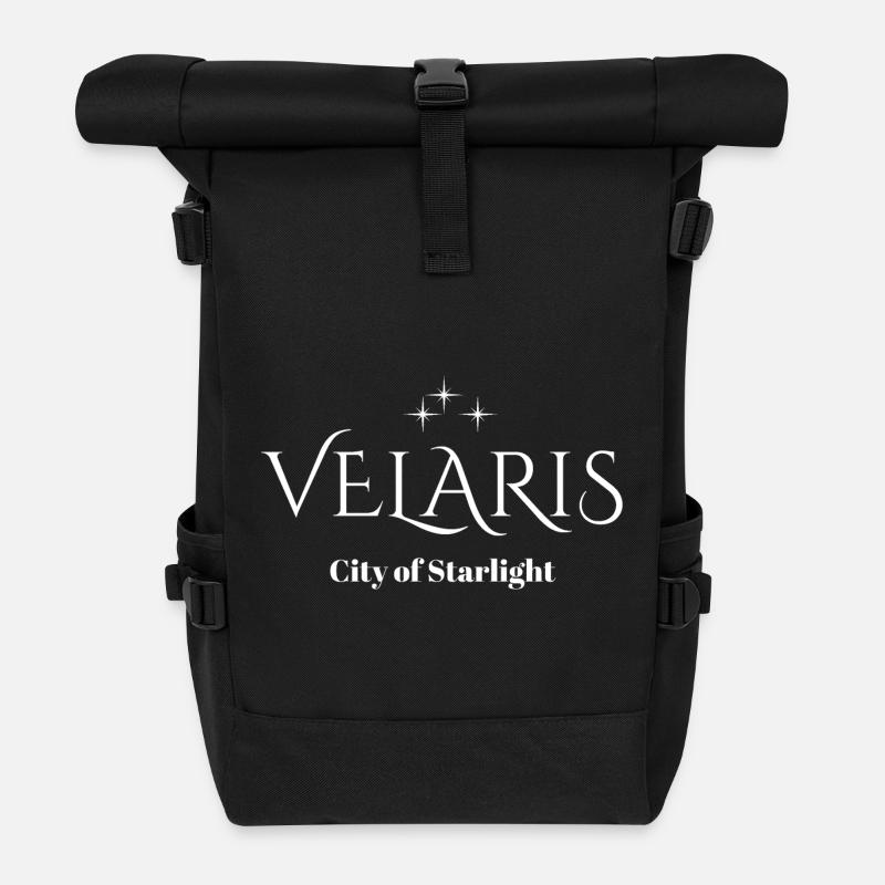 Velaris City Starlight - Rolltop Rucksack - Schwarz