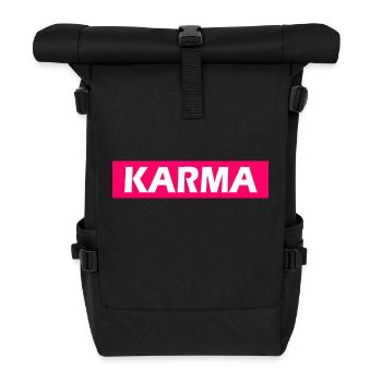 Karma - Rolltop Rucksack - Schwarz - Vorne