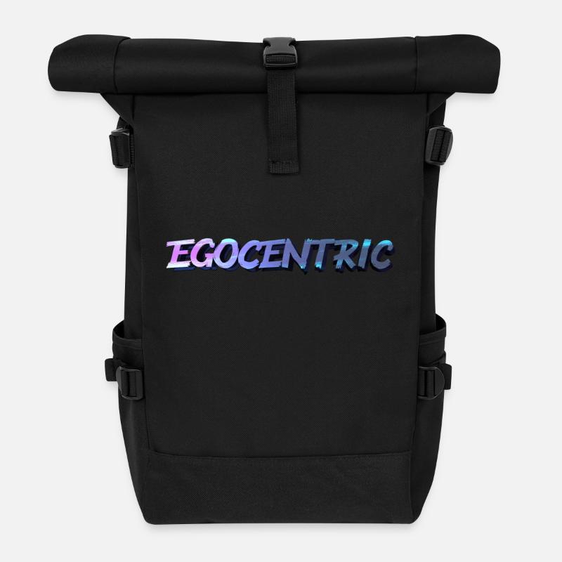 Egocentric - Sac à dos roll top - noir