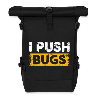 Programmierer Lustige Witze - Rolltop Rucksack - Schwarz - Vorne