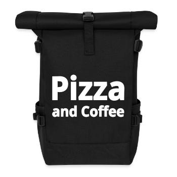 Pizza - Roll Top Backpack - black - Front
