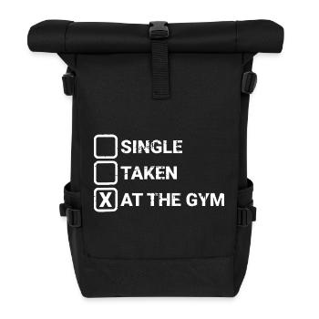 Gym Relationship Status - Roll Top Backpack - black - Front