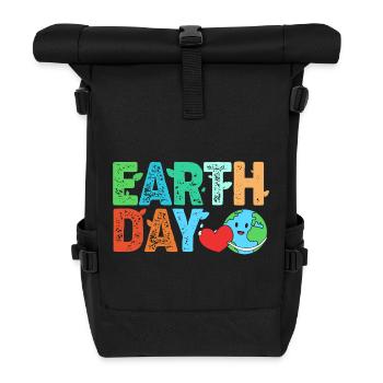 Archäologie Geologie - Rolltop Rucksack - Schwarz - Vorne