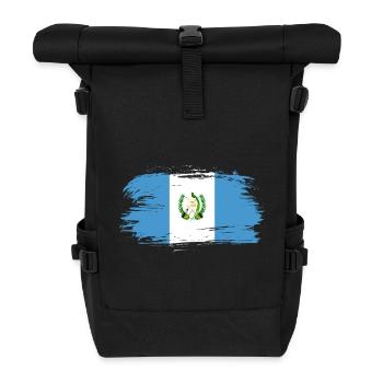 Guatemala flag - Roll Top Backpack - black - Front