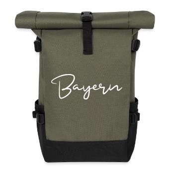 Bayern - Rolltop Rucksack - Olive/Schwarz - Vorne