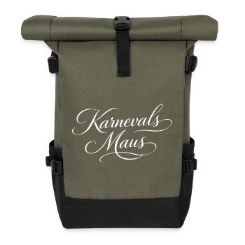 Carnival Mouse Carnival Costume - Roll Top Backpack - olive/black - Front