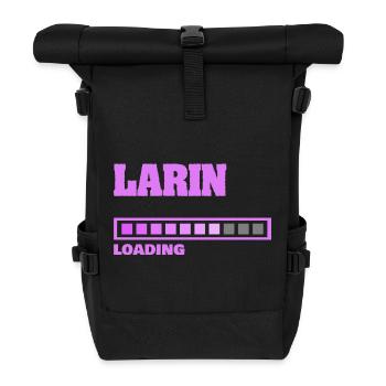 Geburt Larin - Rolltop Rucksack - Schwarz - Vorne