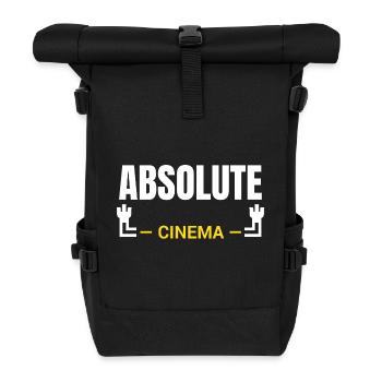 Absolute Cinema Statement - Rolltop Rucksack - Schwarz - Vorne