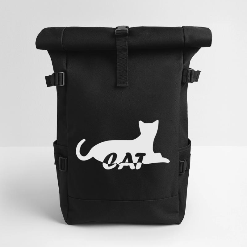 chat chat chat chat chat chatte minette chatte chatte minette Sac à dos roll top