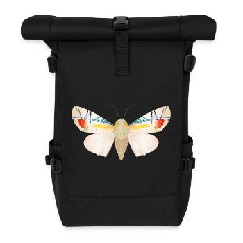 Baorisa hieroglyphica seltener Schmetterling - Rolltop Rucksack - Schwarz - Vorne