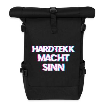 Hardtekk Tekk - Rolltop Rucksack - Schwarz - Vorne