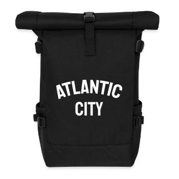 Atlantic City - Est. 1854 - New Jersey - USA - Rolltop Rucksack - Schwarz - Vorne