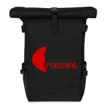 Croissant - Roll Top Backpack - black - Front