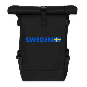 Suede - Sac à dos roll top - noir - Devant