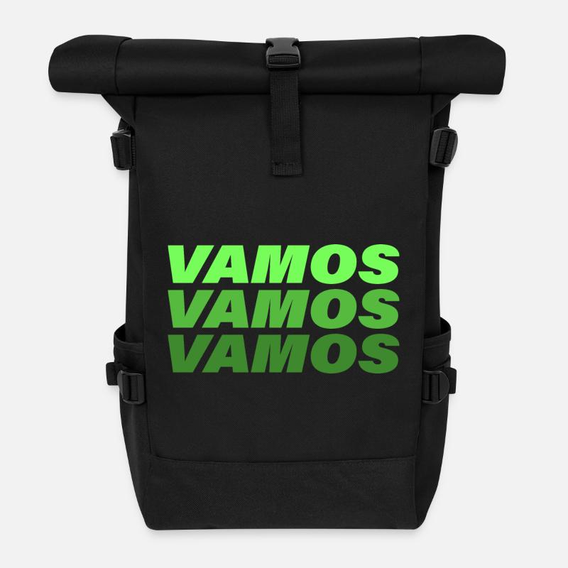 VAMOS - Rolltop Rucksack - Schwarz