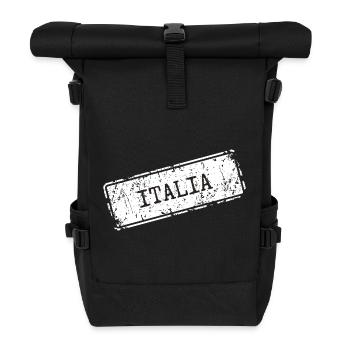 Italia - Roll Top Backpack - black - Front
