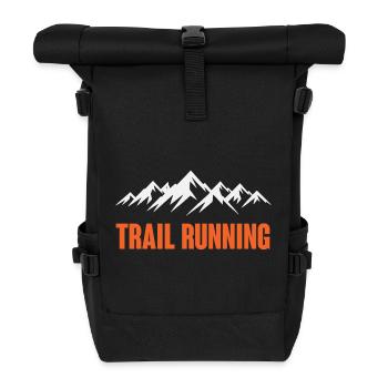 trail running - Roll Top Backpack - black - Front