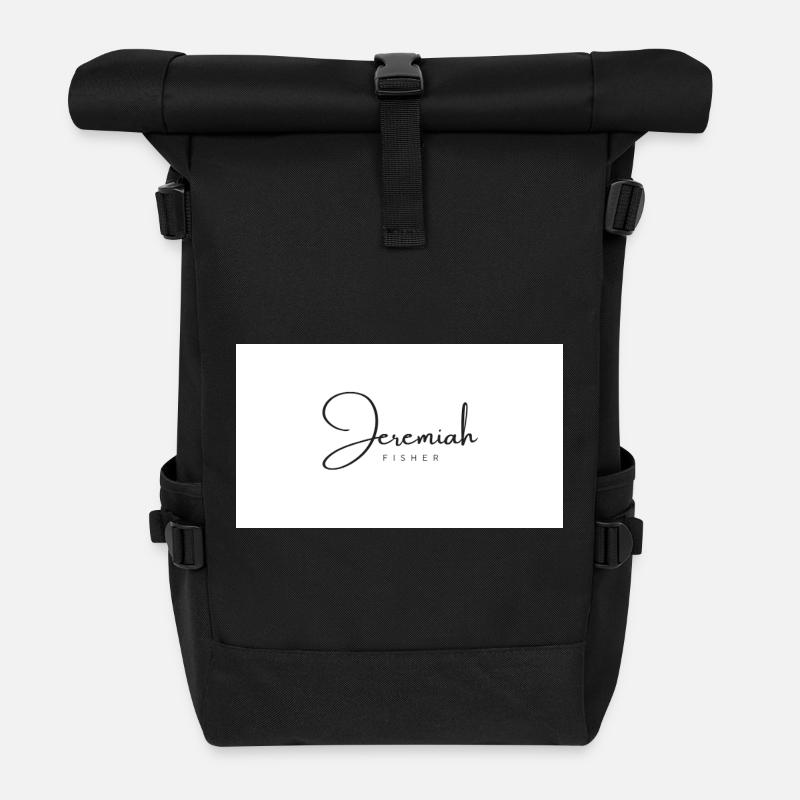 Jeremiah Fisher - Rolltop Rucksack - Schwarz