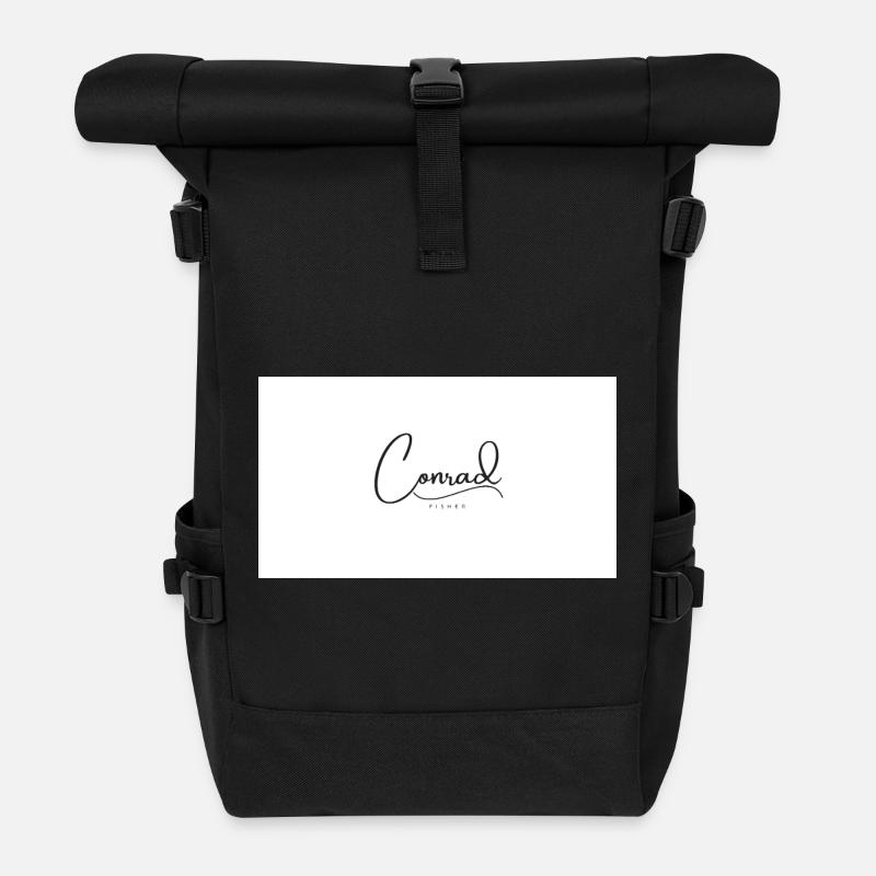 Conrad Fisher - Rolltop Rucksack - Schwarz