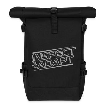 Inspecter & S’adapter, Agile Coach Scrum Sweat - Sac à dos roll top - noir - Devant