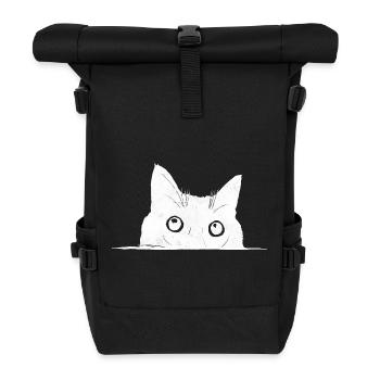 Chat Voyeur - Sac à dos roll top - noir - Devant