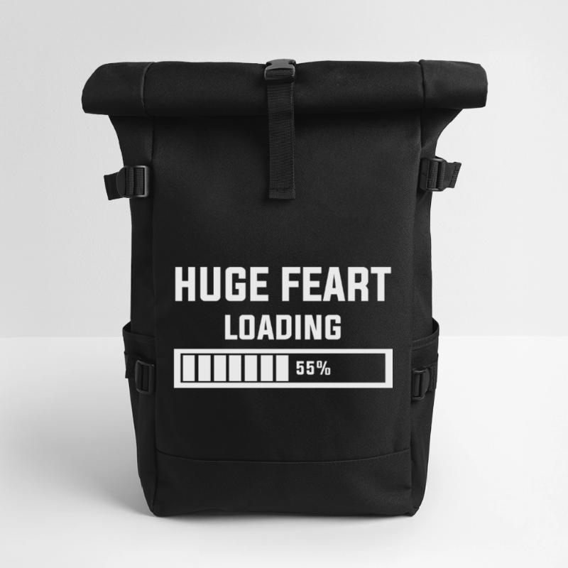 Horror-Inspired Loading Screen Design Roll Top Backpack