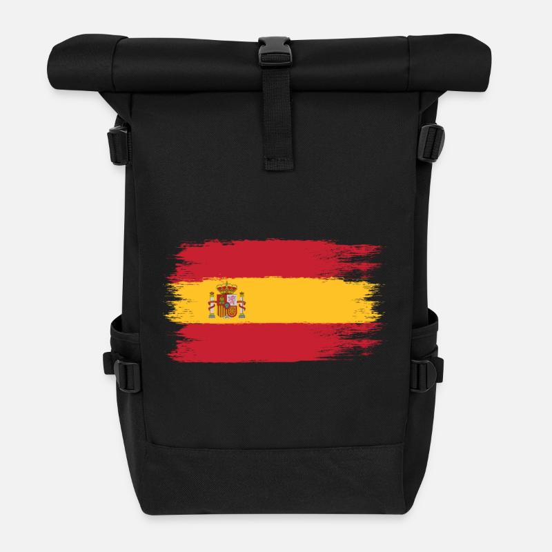 Drapeau espagnol, Viva Spain, symbole d’unité - Sac à dos roll top - noir